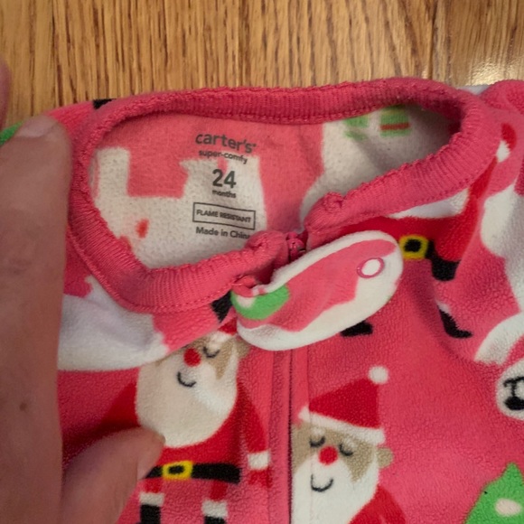 Christmas sleeper pajamas footed! Carter’s - Picture 2 of 2